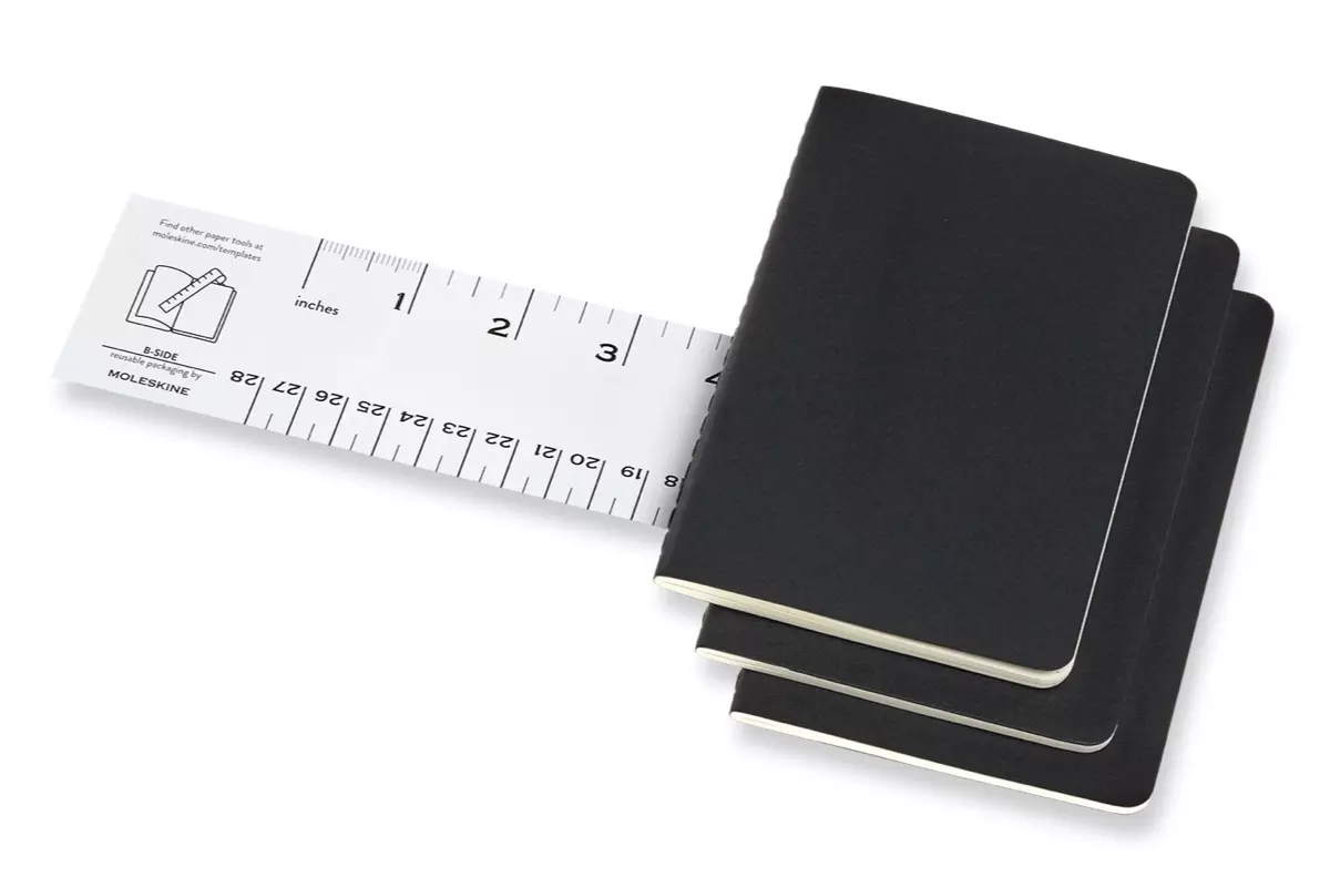 Een Moleskine Cahier Dotted Notebook Pocket Black koop je bij Moleskine.nl